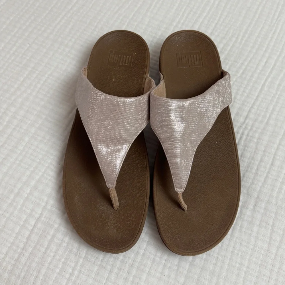 FITFLOP Womens LULU Cream Sandals Summer Classic Comfort Size US 11 - Picture 5 of 13